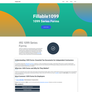 Fillable1099 Screenshot