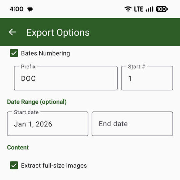 TextExhibit Screenshot 3