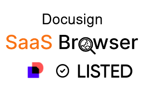 Docusign - SaaS Browser Verified Badge