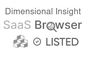 Dimensional Insight - SaaS Browser Verified Badge