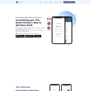 Crosslisting Screenshot