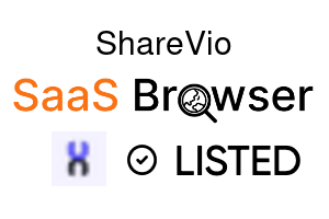 ShareVio - SaaS Browser Verified Badge