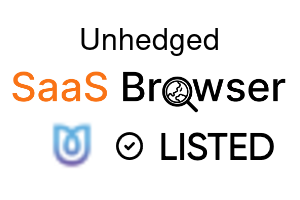 Unhedged - SaaS Browser Verified Badge