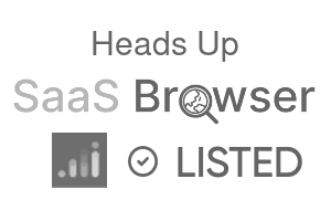 Heads Up - SaaS Browser Verified Badge