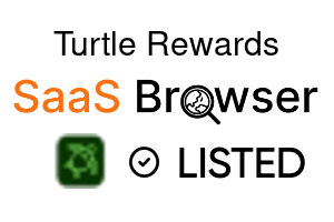 Turtle Rewards - SaaS Browser Verified Badge