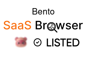 Bento - SaaS Browser Verified Badge