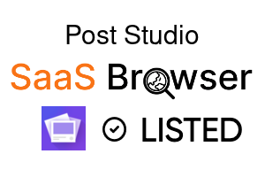 Post Studio - SaaS Browser Verified Badge