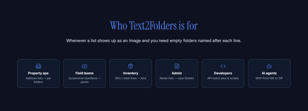 Text2Folders Screenshot 4
