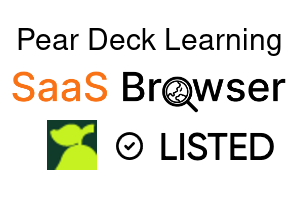 Pear Deck Learning - SaaS Browser Verified Badge