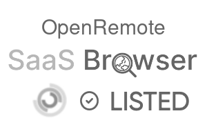 OpenRemote - SaaS Browser Verified Badge