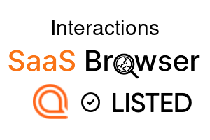 Interactions - SaaS Browser Verified Badge