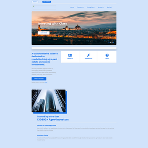 Agrocryptorealty Screenshot
