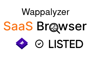Wappalyzer - SaaS Browser Verified Badge