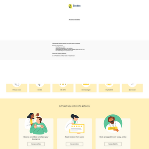Zocdoc Screenshot