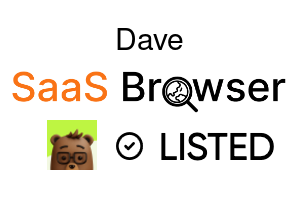 Dave - SaaS Browser Verified Badge