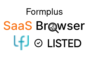 Formplus - SaaS Browser Verified Badge
