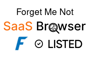 Forget Me Not - SaaS Browser Verified Badge