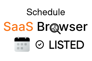 Schedule - SaaS Browser Verified Badge
