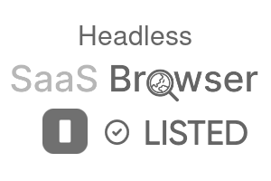 Headless - SaaS Browser Verified Badge