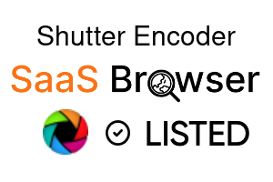 Shutter Encoder - SaaS Browser Verified Badge