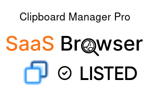 Clipboard Manager Pro - SaaS Browser Verified Badge