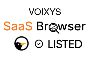 VOIXYS - SaaS Browser Verified Badge