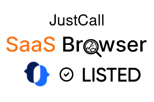 JustCall - SaaS Browser Verified Badge