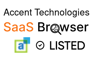 Accent Technologies - SaaS Browser Verified Badge