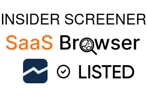 INSIDER SCREENER - SaaS Browser Verified Badge