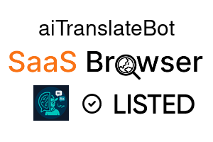 aiTranslateBot - SaaS Browser Verified Badge
