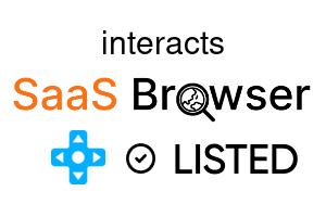 interacts - SaaS Browser Verified Badge