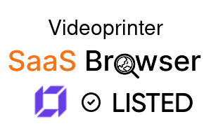 Videoprinter - SaaS Browser Verified Badge