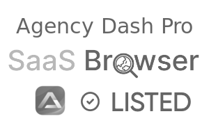 Agency Dash Pro - SaaS Browser Verified Badge