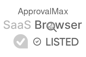 ApprovalMax - SaaS Browser Verified Badge