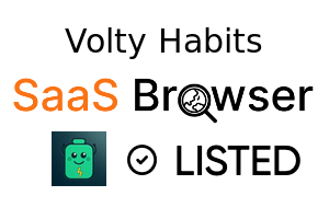 Volty Habits - SaaS Browser Verified Badge