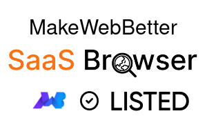 MakeWebBetter - SaaS Browser Verified Badge