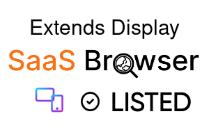 Extends Display - SaaS Browser Verified Badge