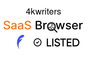 4kwriters - SaaS Browser Verified Badge