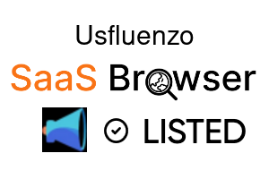 Usfluenzo - SaaS Browser Verified Badge