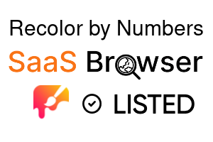 Recolor by Numbers - SaaS Browser Verified Badge