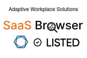 Adaptive Workplace Solutions - SaaS Browser Verified Badge