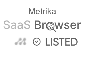 Metrika - SaaS Browser Verified Badge