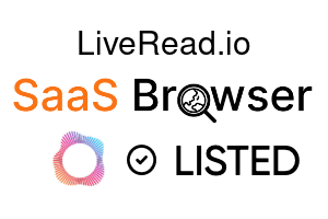 LiveRead.io - SaaS Browser Verified Badge