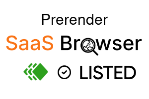 Prerender - SaaS Browser Verified Badge