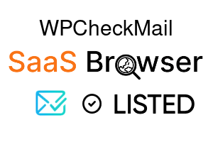 WPCheckMail - SaaS Browser Verified Badge