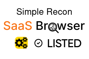 Simple Recon - SaaS Browser Verified Badge