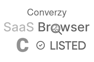 Converzy - SaaS Browser Verified Badge