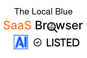 The Local Blue - SaaS Browser Verified Badge