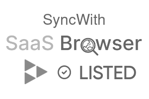 SyncWith - SaaS Browser Verified Badge