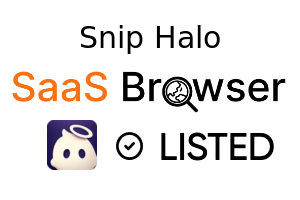 Snip Halo - SaaS Browser Verified Badge